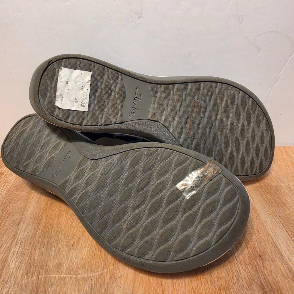 Cloud Steppers by Clarks Aria Shaylie Sandals blue straps slingback ankle 9 - Picture 5 of 6